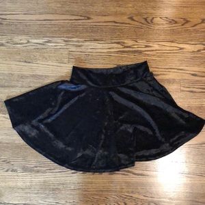 Textured Velvet Circle Skirt